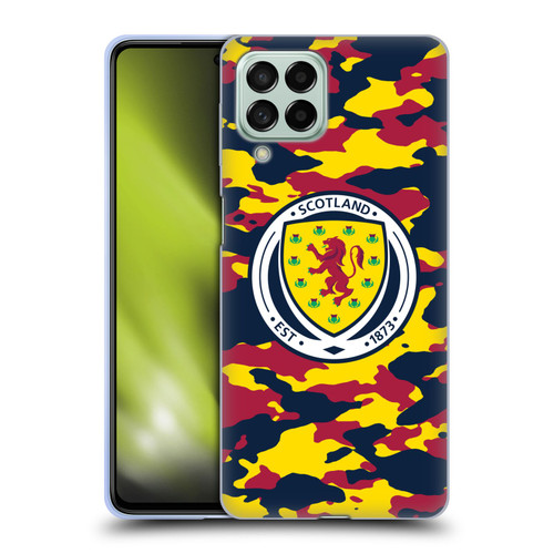 Scotland National Football Team Logo 2 Camouflage Soft Gel Case for Samsung Galaxy M53 (2022)