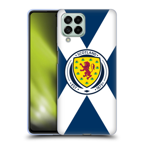 Scotland National Football Team Logo 2 Scotland Flag Soft Gel Case for Samsung Galaxy M53 (2022)