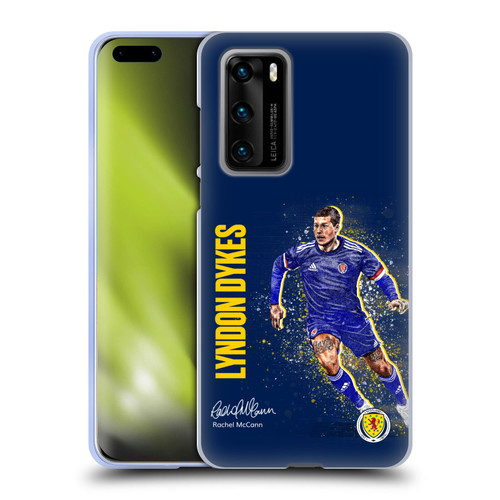 Scotland National Football Team Players Lyndon Dykes Soft Gel Case for Huawei P40 5G