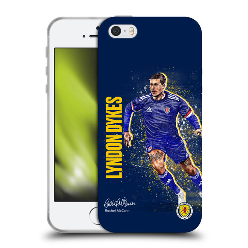 Scotland National Football Team Players Lyndon Dykes Soft Gel Case for Apple iPhone 5 / 5s / iPhone SE 2016