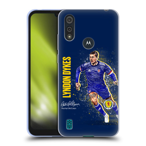 Scotland National Football Team Players Lyndon Dykes Soft Gel Case for Motorola Moto E6s (2020)