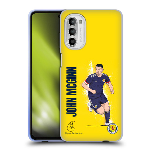 Scotland National Football Team Players John McGinn Soft Gel Case for Motorola Moto G52