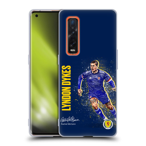 Scotland National Football Team Players Lyndon Dykes Soft Gel Case for OPPO Find X2 Pro 5G