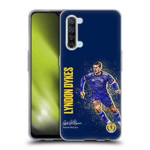 Scotland National Football Team Players Lyndon Dykes Soft Gel Case for OPPO Find X2 Lite 5G