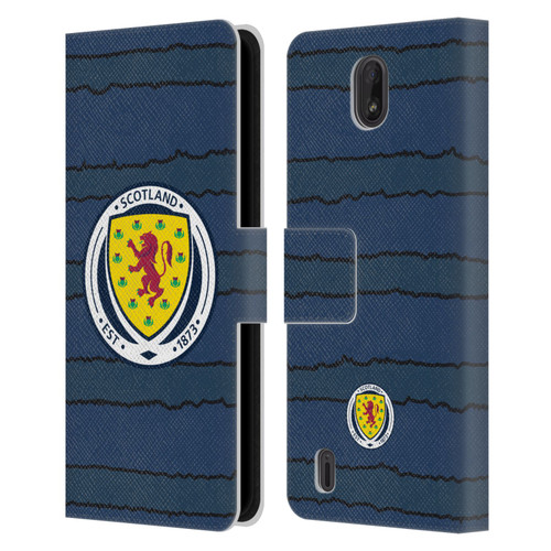 Scotland National Football Team Kits 2019-2021 Home Leather Book Wallet Case Cover For Nokia C01 Plus/C1 2nd Edition