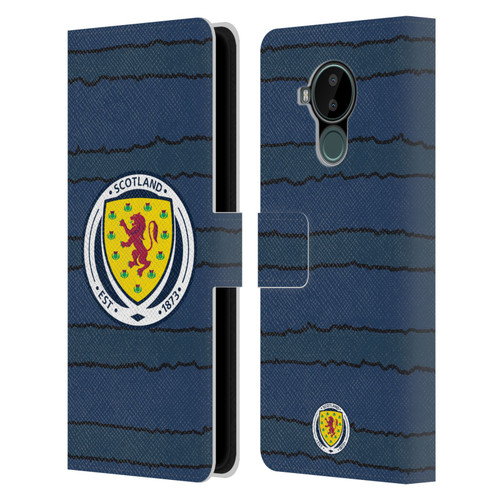 Scotland National Football Team Kits 2019-2021 Home Leather Book Wallet Case Cover For Nokia C30