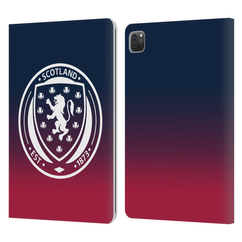 Scotland National Football Team Logo 2 Gradient Leather Book Wallet Case Cover For Apple iPad Pro 11 2020 / 2021 / 2022
