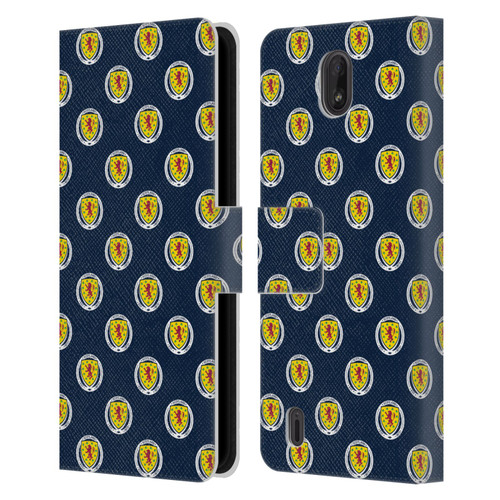 Scotland National Football Team Logo 2 Pattern Leather Book Wallet Case Cover For Nokia C01 Plus/C1 2nd Edition