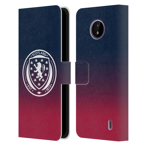 Scotland National Football Team Logo 2 Gradient Leather Book Wallet Case Cover For Nokia C10 / C20