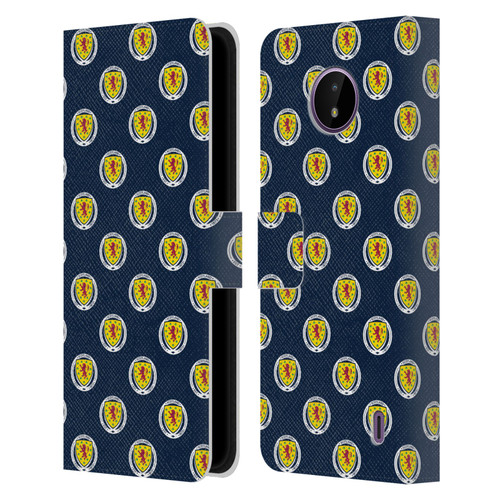 Scotland National Football Team Logo 2 Pattern Leather Book Wallet Case Cover For Nokia C10 / C20
