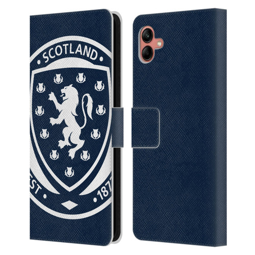 Scotland National Football Team Logo 2 Oversized Leather Book Wallet Case Cover For Samsung Galaxy A04 (2022)