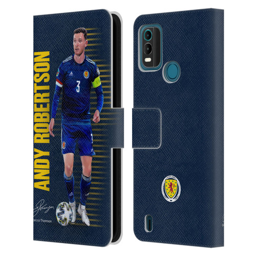 Scotland National Football Team Players Andy Robertson Leather Book Wallet Case Cover For Nokia G11 Plus