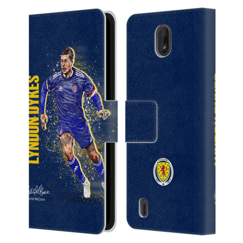 Scotland National Football Team Players Lyndon Dykes Leather Book Wallet Case Cover For Nokia C01 Plus/C1 2nd Edition
