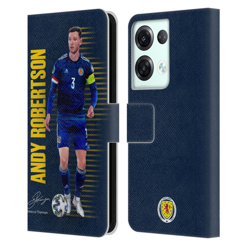 Scotland National Football Team Players Andy Robertson Leather Book Wallet Case Cover For OPPO Reno8 Pro