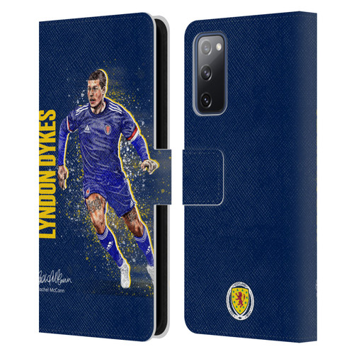 Scotland National Football Team Players Lyndon Dykes Leather Book Wallet Case Cover For Samsung Galaxy S20 FE / 5G