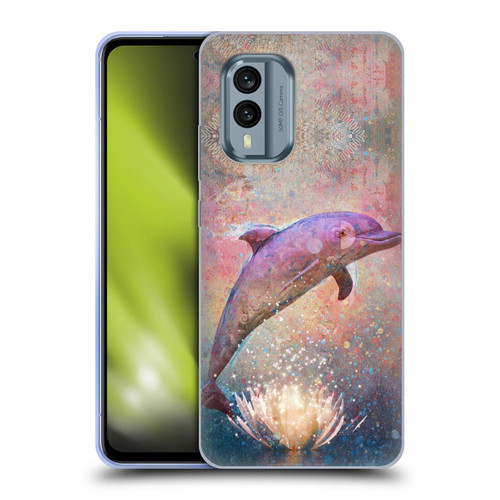 Jena DellaGrottaglia Animals Dolphin Soft Gel Case for Nokia X30