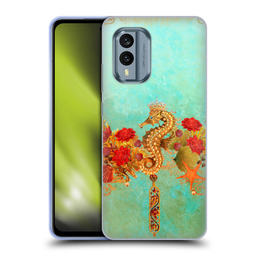 Jena DellaGrottaglia Animals Seahorse Soft Gel Case for Nokia X30