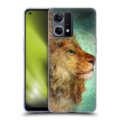 Jena DellaGrottaglia Animals Lion Soft Gel Case for OPPO Reno8 4G