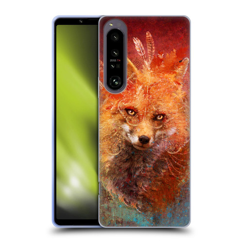 Jena DellaGrottaglia Animals Fox Soft Gel Case for Sony Xperia 1 IV