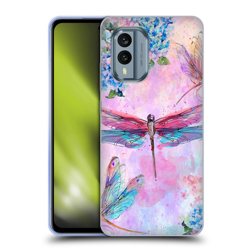 Jena DellaGrottaglia Insects Dragonflies Soft Gel Case for Nokia X30