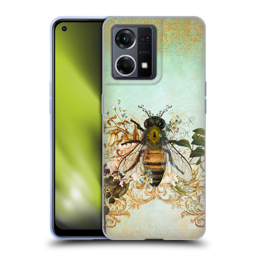 Jena DellaGrottaglia Insects Bee Garden Soft Gel Case for OPPO Reno8 4G