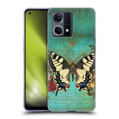 Jena DellaGrottaglia Insects Butterfly Garden Soft Gel Case for OPPO Reno8 4G