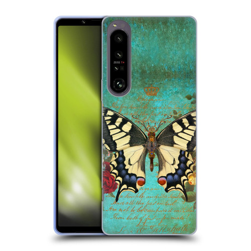 Jena DellaGrottaglia Insects Butterfly Garden Soft Gel Case for Sony Xperia 1 IV