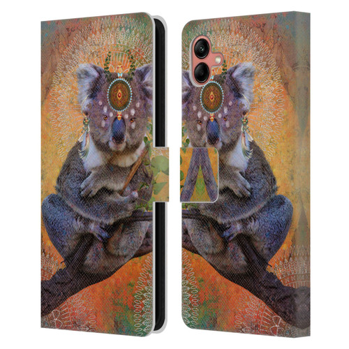 Jena DellaGrottaglia Animals Koala Leather Book Wallet Case Cover For Samsung Galaxy A04 (2022)