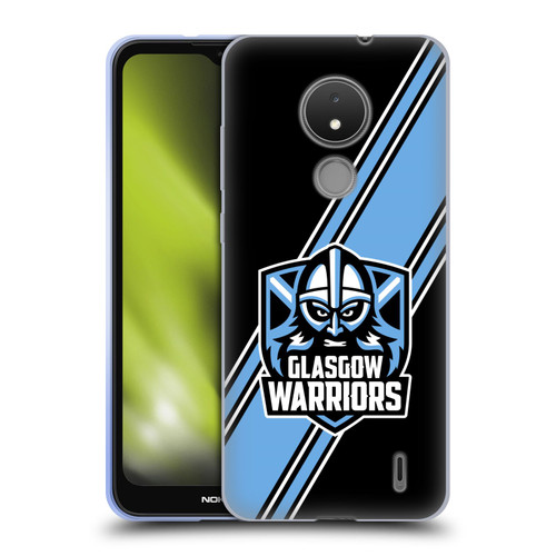 Glasgow Warriors Logo 2 Diagonal Stripes Soft Gel Case for Nokia C21