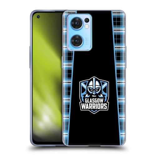 Glasgow Warriors Logo 2 Tartan Soft Gel Case for OPPO Reno7 5G / Find X5 Lite