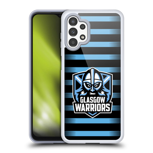Glasgow Warriors Logo 2 Stripes Soft Gel Case for Samsung Galaxy A13 (2022)