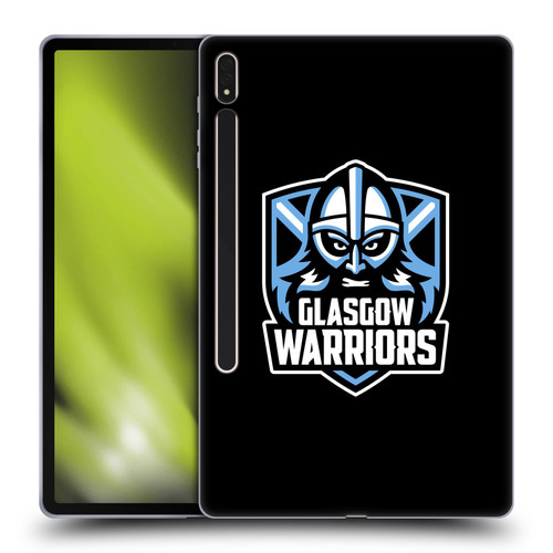 Glasgow Warriors Logo Plain Black Soft Gel Case for Samsung Galaxy Tab S8 Plus