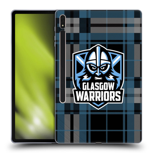 Glasgow Warriors Logo Tartan Soft Gel Case for Samsung Galaxy Tab S8 Plus
