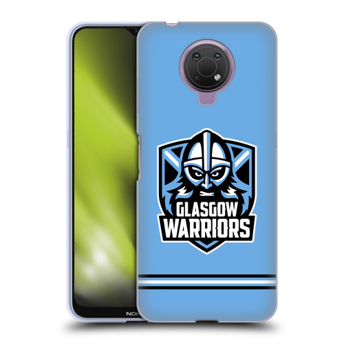 Glasgow Warriors Logo Stripes Blue Soft Gel Case for Nokia G10
