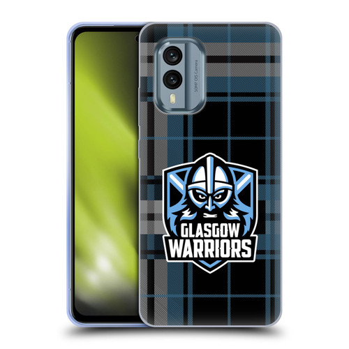 Glasgow Warriors Logo Tartan Soft Gel Case for Nokia X30