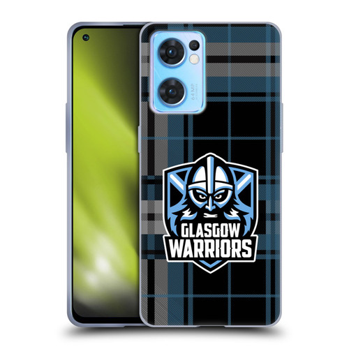 Glasgow Warriors Logo Tartan Soft Gel Case for OPPO Reno7 5G / Find X5 Lite