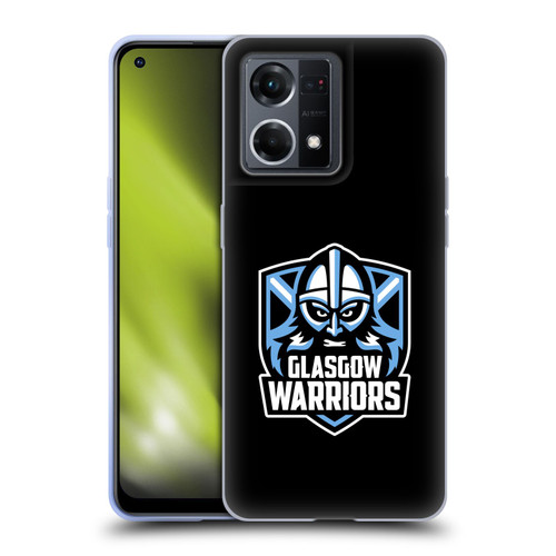 Glasgow Warriors Logo Plain Black Soft Gel Case for OPPO Reno8 4G