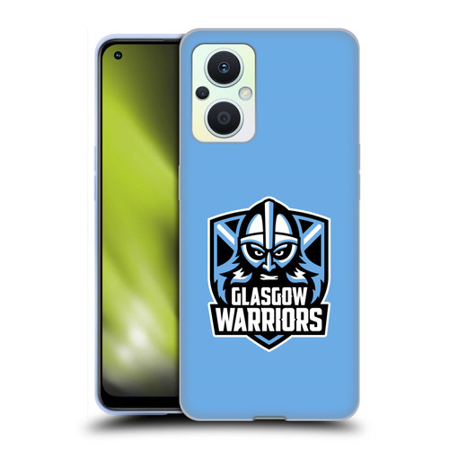Glasgow Warriors Logo Plain Blue Soft Gel Case for OPPO Reno8 Lite