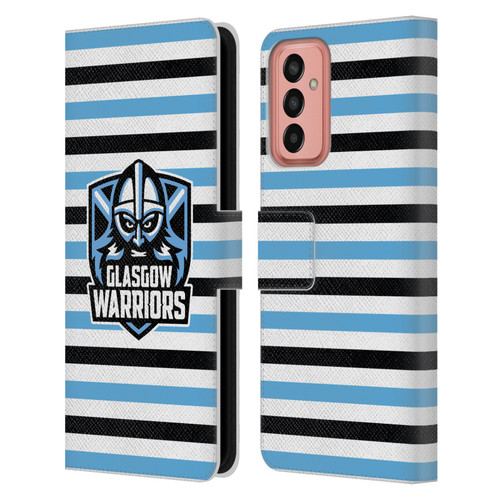 Glasgow Warriors Logo 2 Stripes 2 Leather Book Wallet Case Cover For Samsung Galaxy M13 (2022)