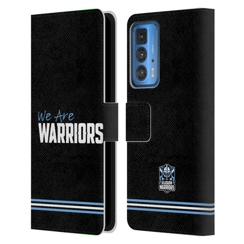 Glasgow Warriors Logo We Are Warriors Leather Book Wallet Case Cover For Motorola Edge (2022)