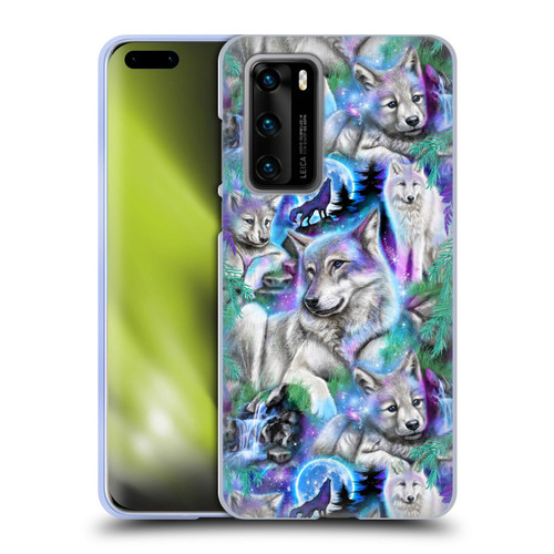 Sheena Pike Animals Daydream Galaxy Wolves Soft Gel Case for Huawei P40 5G