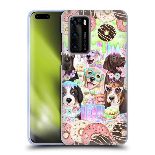 Sheena Pike Animals Puppy Dogs And Donuts Soft Gel Case for Huawei P40 5G