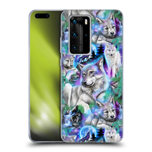 Sheena Pike Animals Daydream Galaxy Wolves Soft Gel Case for Huawei P40 Pro / P40 Pro Plus 5G