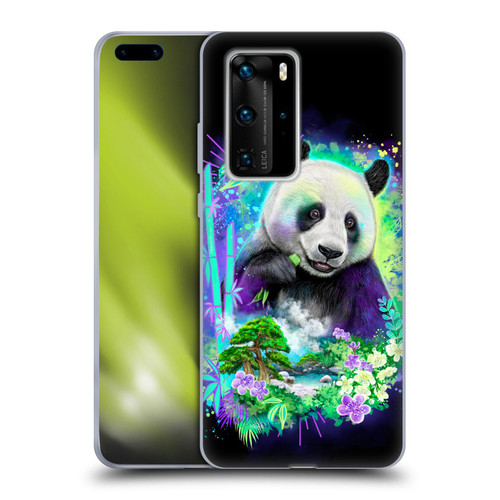 Sheena Pike Animals Rainbow Bamboo Panda Spirit Soft Gel Case for Huawei P40 Pro / P40 Pro Plus 5G