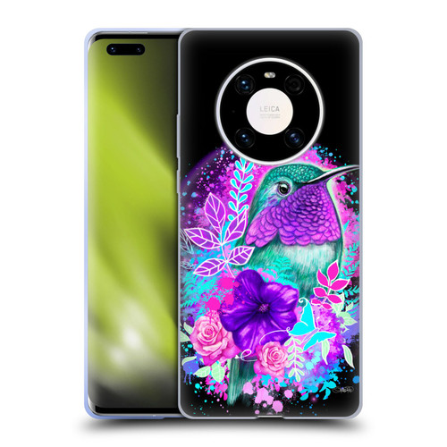 Sheena Pike Animals Purple Hummingbird Spirit Soft Gel Case for Huawei Mate 40 Pro 5G