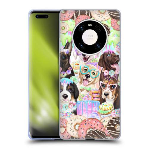 Sheena Pike Animals Puppy Dogs And Donuts Soft Gel Case for Huawei Mate 40 Pro 5G