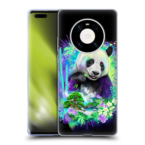 Sheena Pike Animals Rainbow Bamboo Panda Spirit Soft Gel Case for Huawei Mate 40 Pro 5G