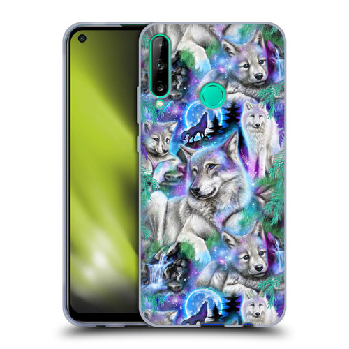 Sheena Pike Animals Daydream Galaxy Wolves Soft Gel Case for Huawei P40 lite E