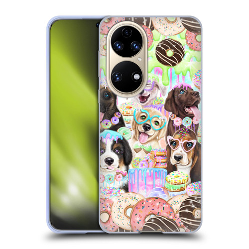 Sheena Pike Animals Puppy Dogs And Donuts Soft Gel Case for Huawei P50