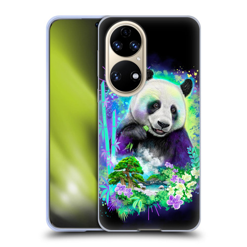 Sheena Pike Animals Rainbow Bamboo Panda Spirit Soft Gel Case for Huawei P50